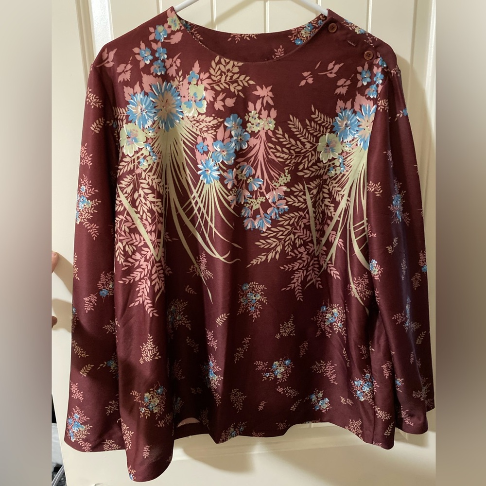 70’s Vintage Polyester Blouse